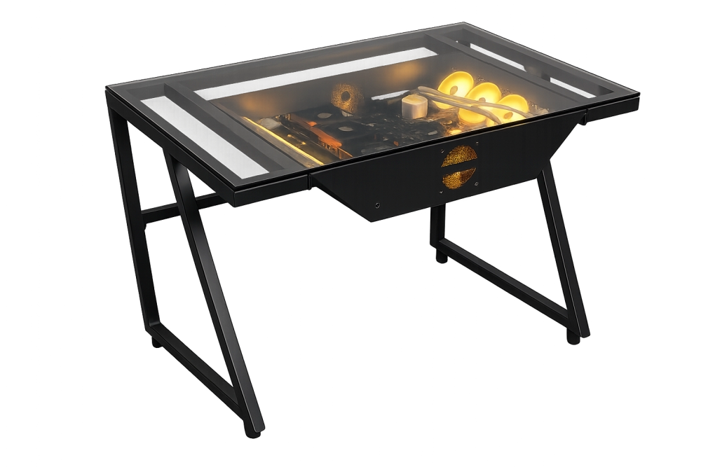 Black desk option